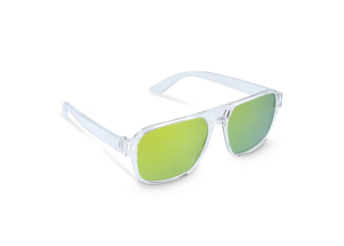 Lunettes miroir à personnaliser UV400 Elin Transparent Orange